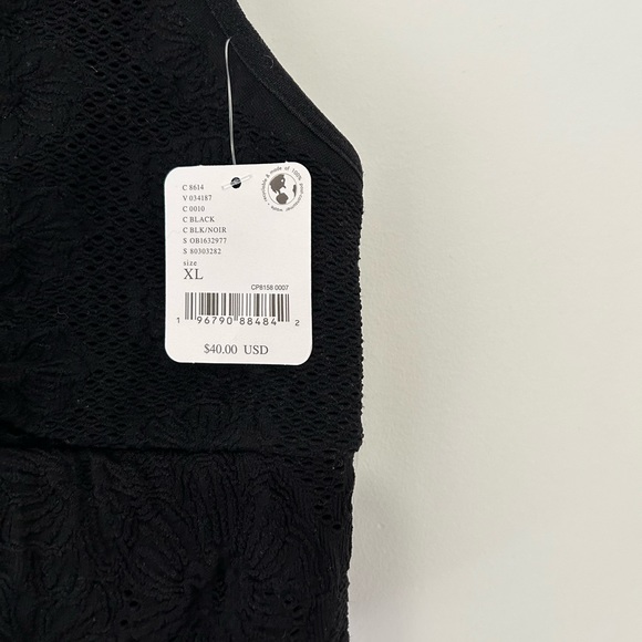 Free People Movement NWT Sports Crop Bra Black Size XL - Picture 3 of 5